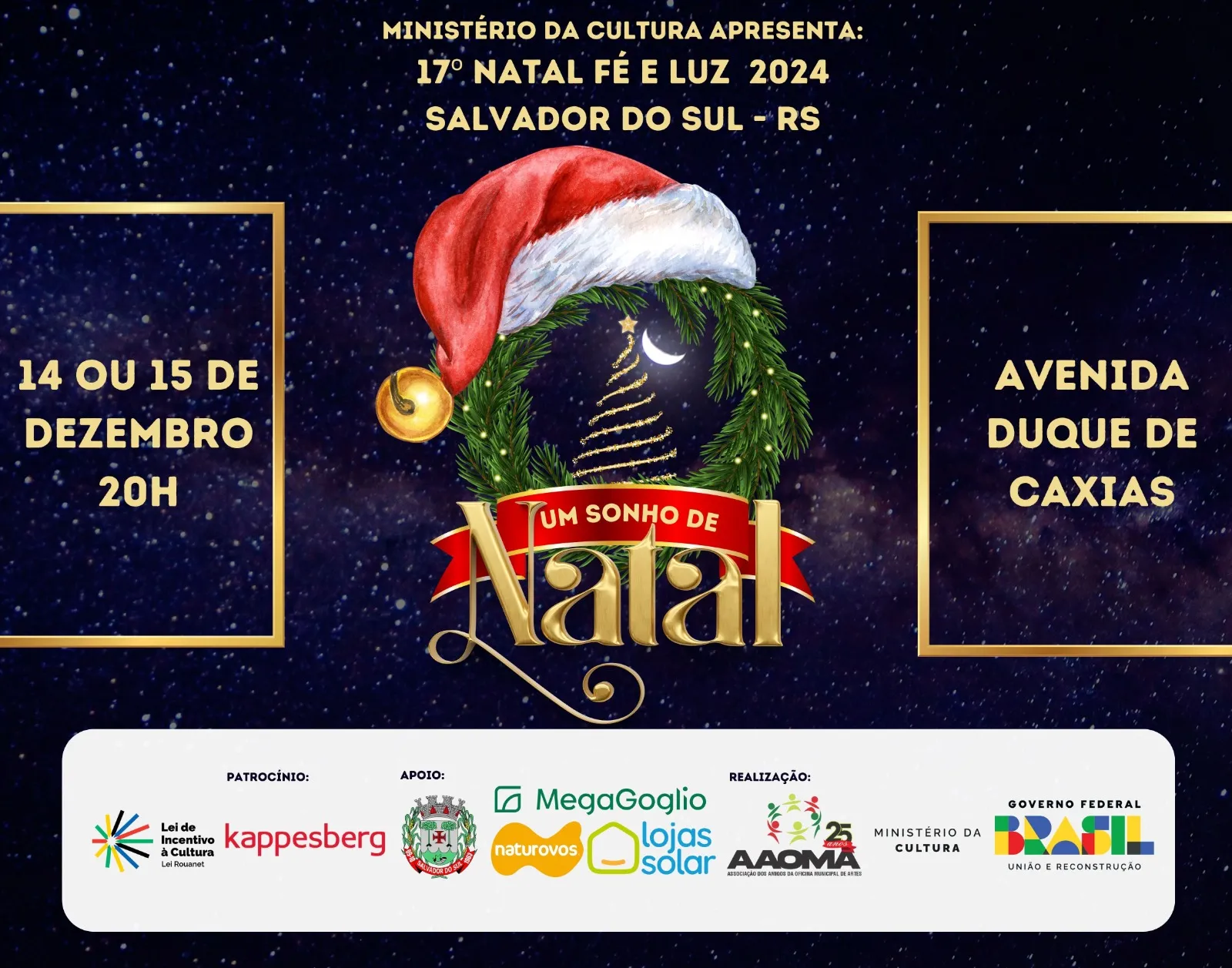 Desfile de Natal ocorre neste sbado