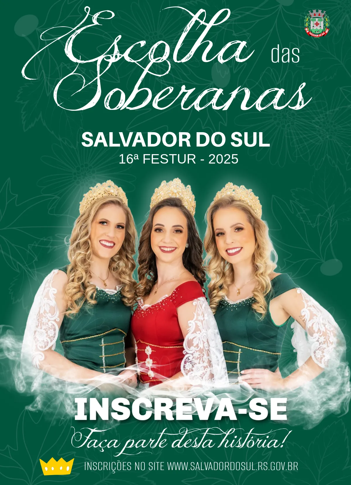 Inscries para Soberanas de Salvador do Sul e da Festur iniciam dia 18