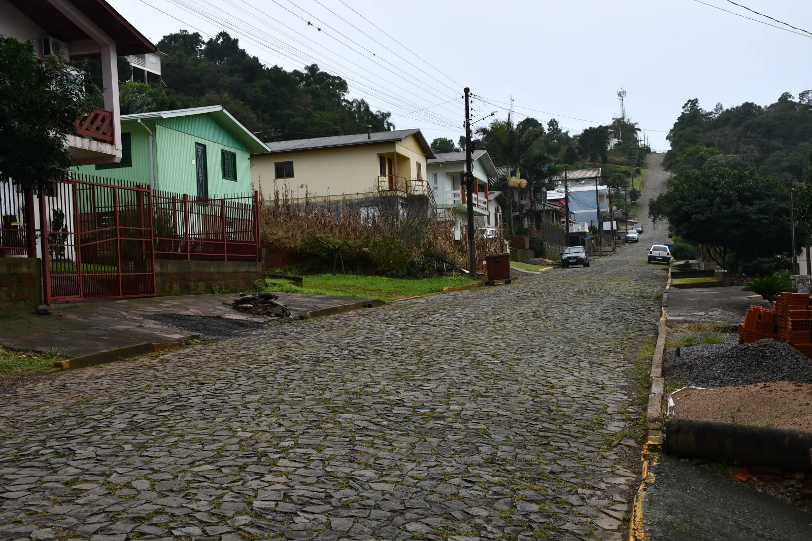 Mais uma rua ser pavimentada em Salvador do Sul 