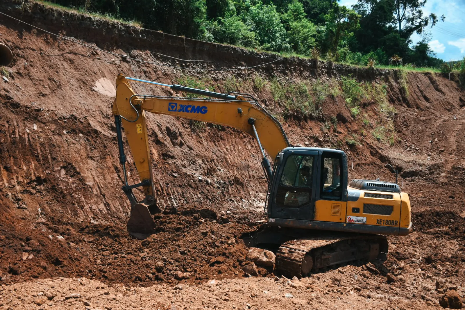 Obra de muro de conteno inicia em Jlio de Castilhos 