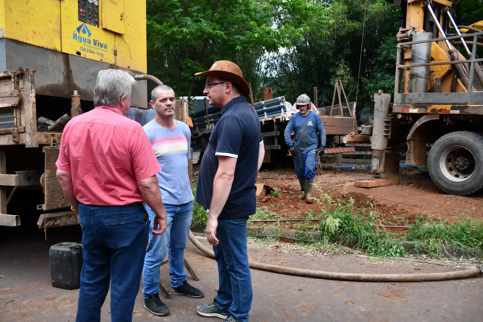 Salvador do Sul inicia perfurao de poo artesiano na Linha Bonita Alta